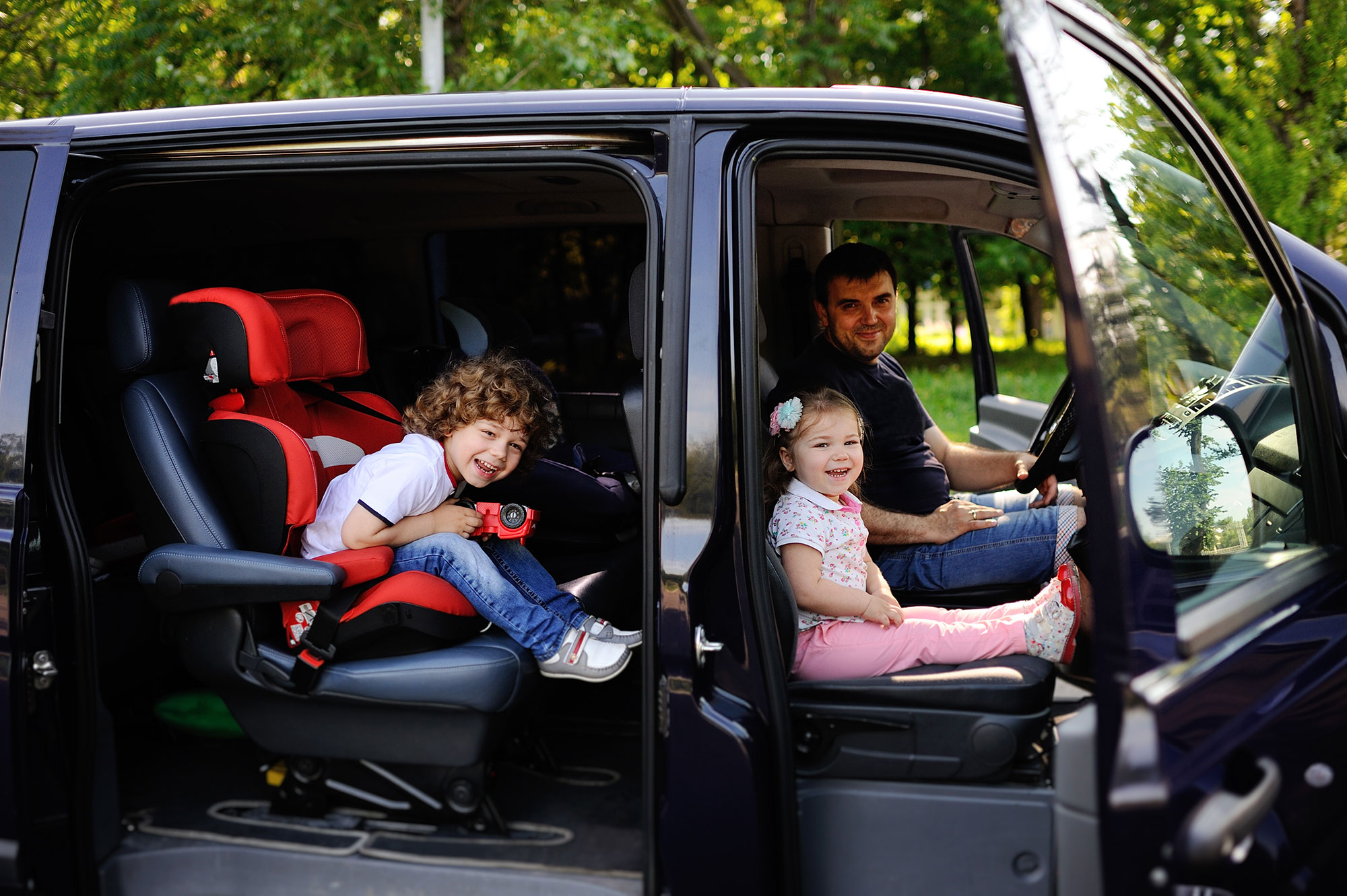 viajar con niños en furgoneta